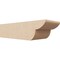 Ekena Millwork 6in. W x 4in. H x 16in. L Crestline Woodgrain TimberThane Rafter Tail, Primed Tan RFTUR06X04X16CRERCPR - alternate 1